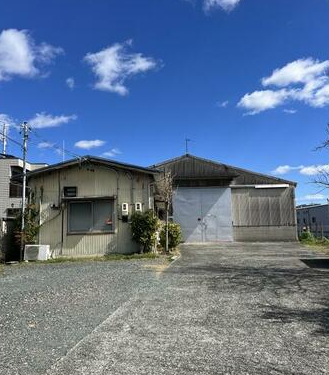 【貸倉庫】豊橋市三ノ輪町字本興寺 鉄骨造1F：129.10坪