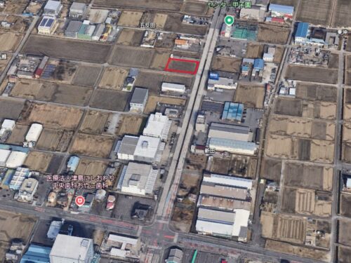 【貸地】津島市蛭間町字高瀬 1,472㎡（445.28坪） 事業用地 