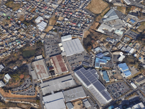 【売地】愛知県瀬戸市坊金町 628m²（189.96坪） 工業地域