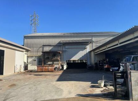 【貸工場】愛西市日置町髭田  鉄骨造1F:349.92m²（105.85坪） ホイストクレーン×3基